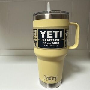 YETI Rambler 35 oz Mug with Straw Lid - Daybreak Yellow